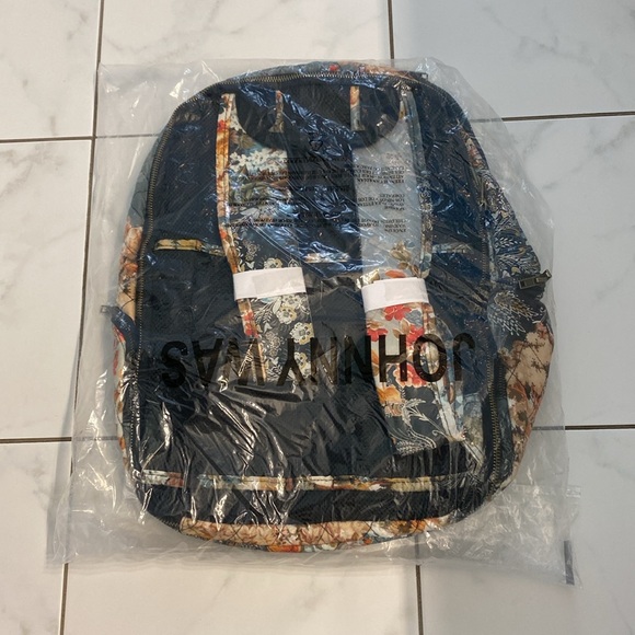 Johnny Was Calme Quilted Backpack One Size NWT - Picture 5 of 8